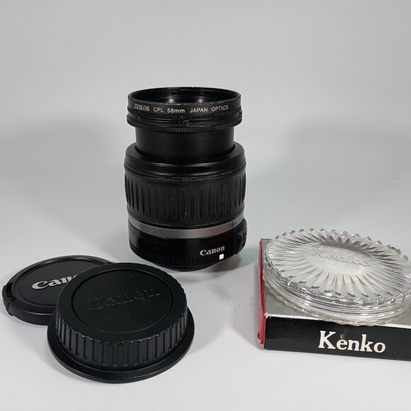 Canon EF-S 18-55mm f/3.5-5.6 IS USM Lens w/58mm UV Filter TESTED - Picture 3 of 5